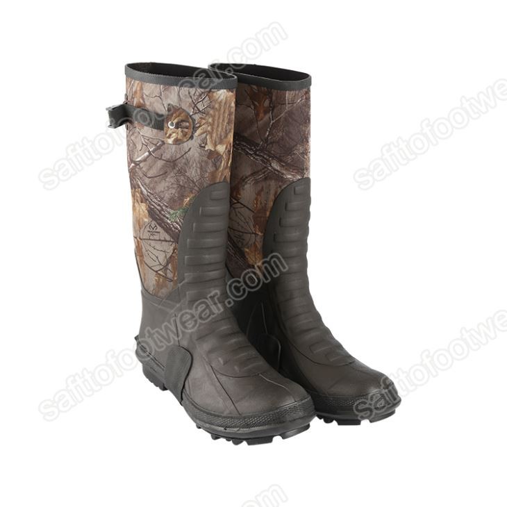 Boots Rwber Awyr Agored Camo gwrth-ddŵr